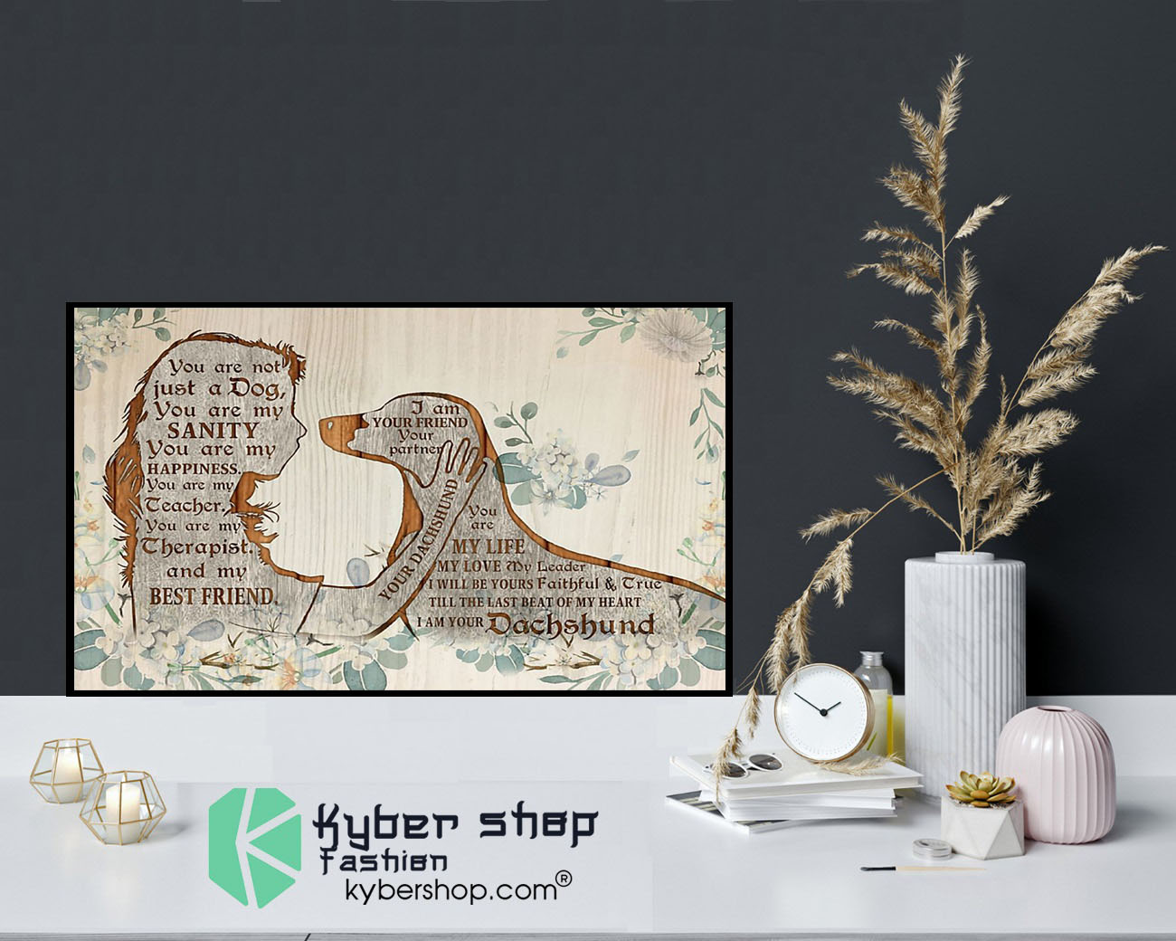 Dachshund I am your friend poster9