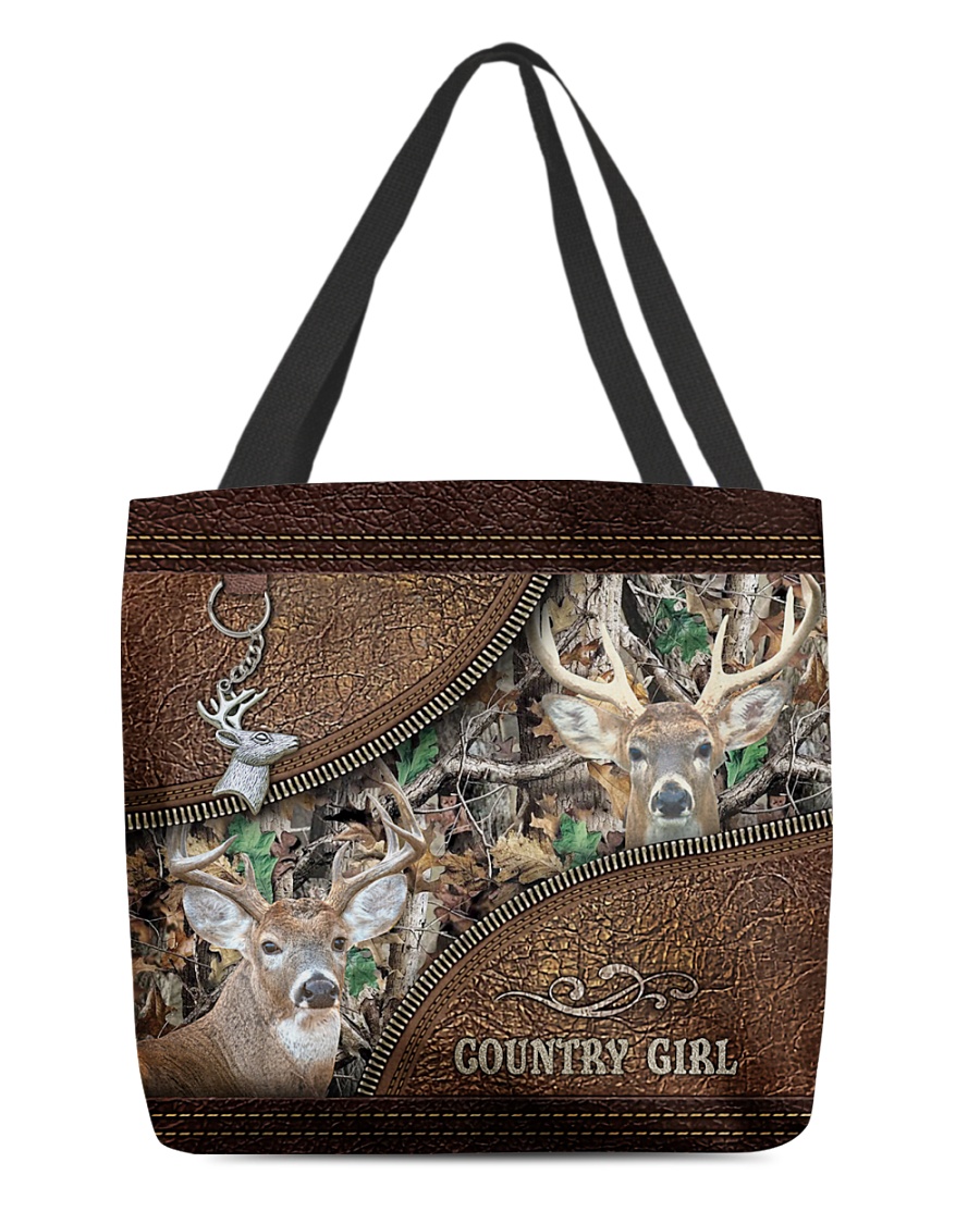 Deer Country Girl All Over Tole bag