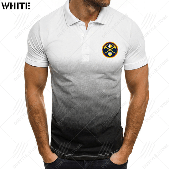 Denver Nuggets men gradient polo shirt1
