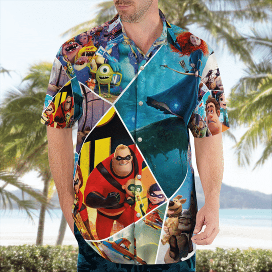 Disney Characters Hawaiian Shirt3