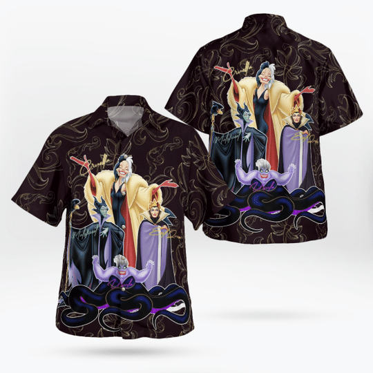 Disney Villains Hawaiian Shirt