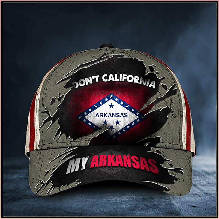 Dont California My Arkansas Hat Vintage American Flag Cap1