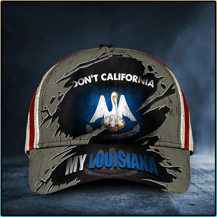 Don't California My Louisiana Cap 4 Dont California My Louisiana Cap Vintage American Flag Cap2