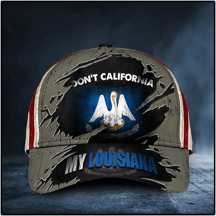 Don't California My Louisiana Cap 5 Dont California My Louisiana Cap Vintage American Flag Cap3