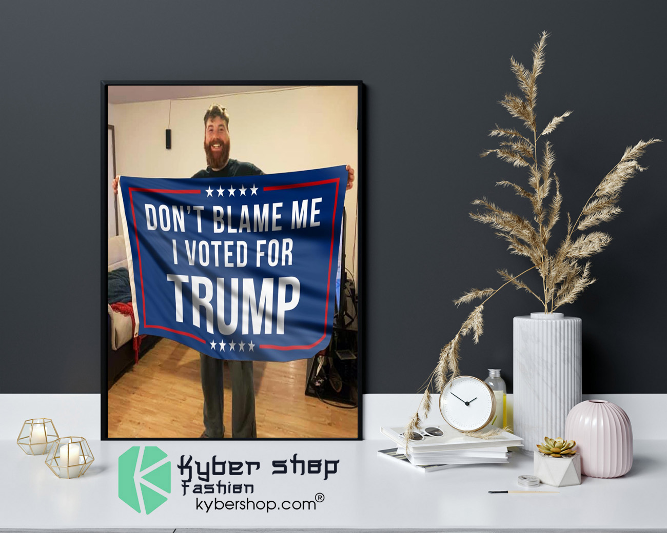 Dont blame me I voted for Trump flag 4