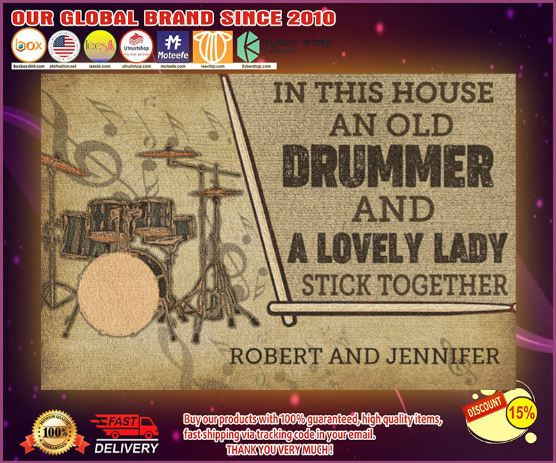 Drummer and a lovely lady doormat