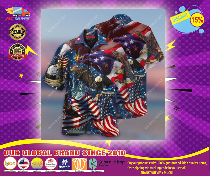 Eagle american flag hawaiian