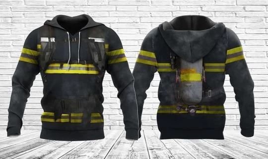 Feuerwehr 3d all over print hoodie