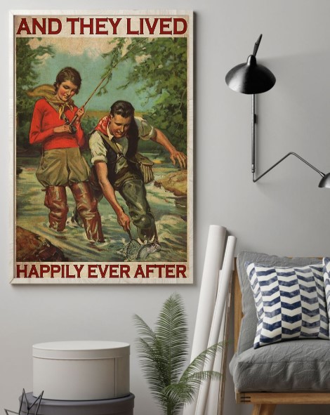 Fishing couple and they lived happily ever after poster 10 Fishing couple and they lived happily ever after poster
