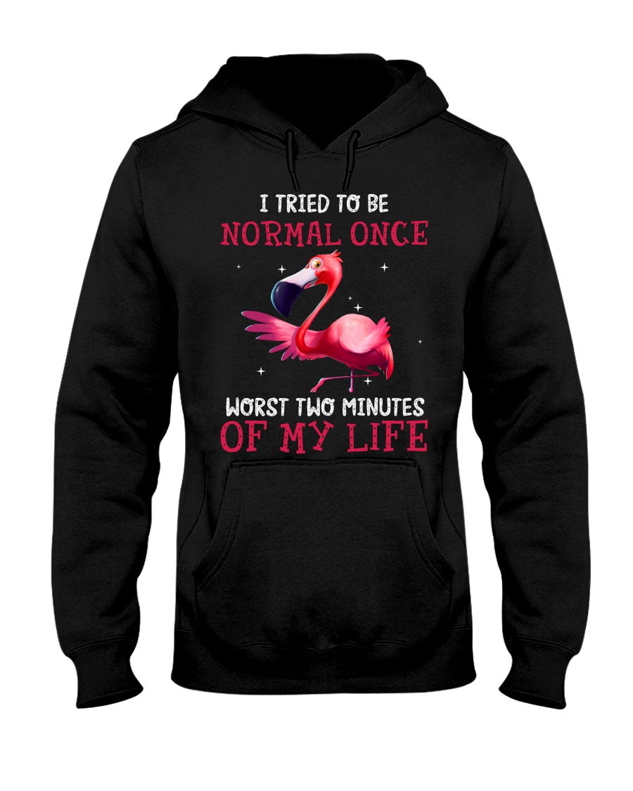 Flamingo I Tried To Be Normal Once Worst Two Minutes Of My Life Shirt4