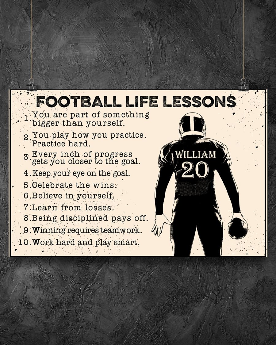 Football Life Lessons Poster1