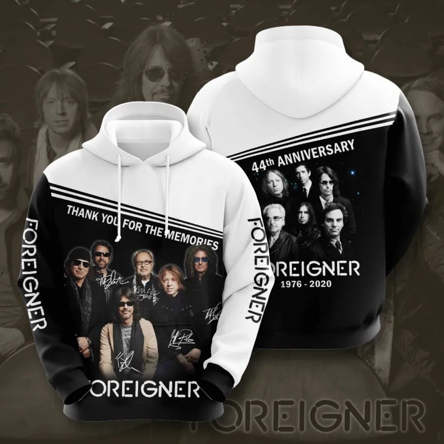 Foreigner 3d all over print Hoodie