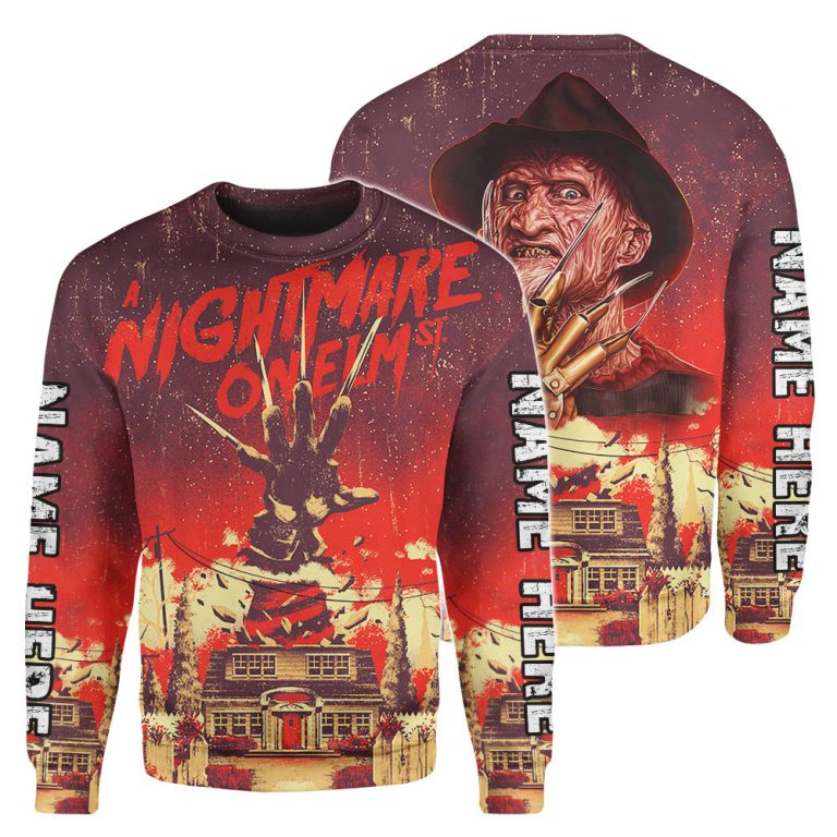 Freddy krueger a nighttmare on elm street 3d all over print hoodie 1