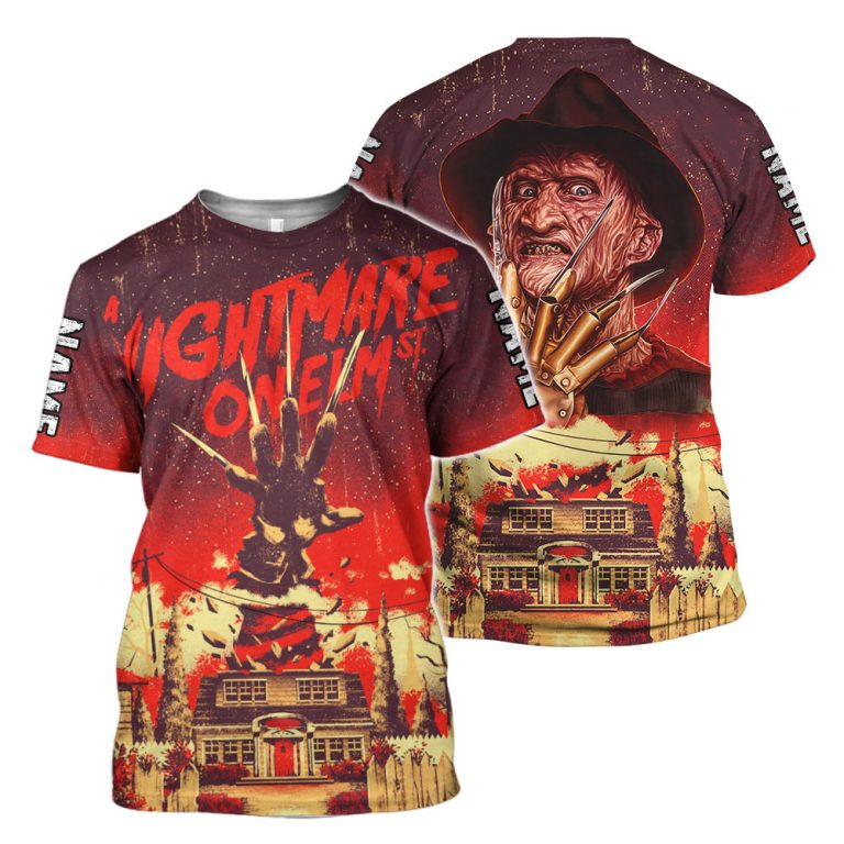 Freddy krueger a nighttmare on elm street 3d all over print hoodie 3 Freddy krueger a nighttmare on elm street 3d all over print hoodie 2