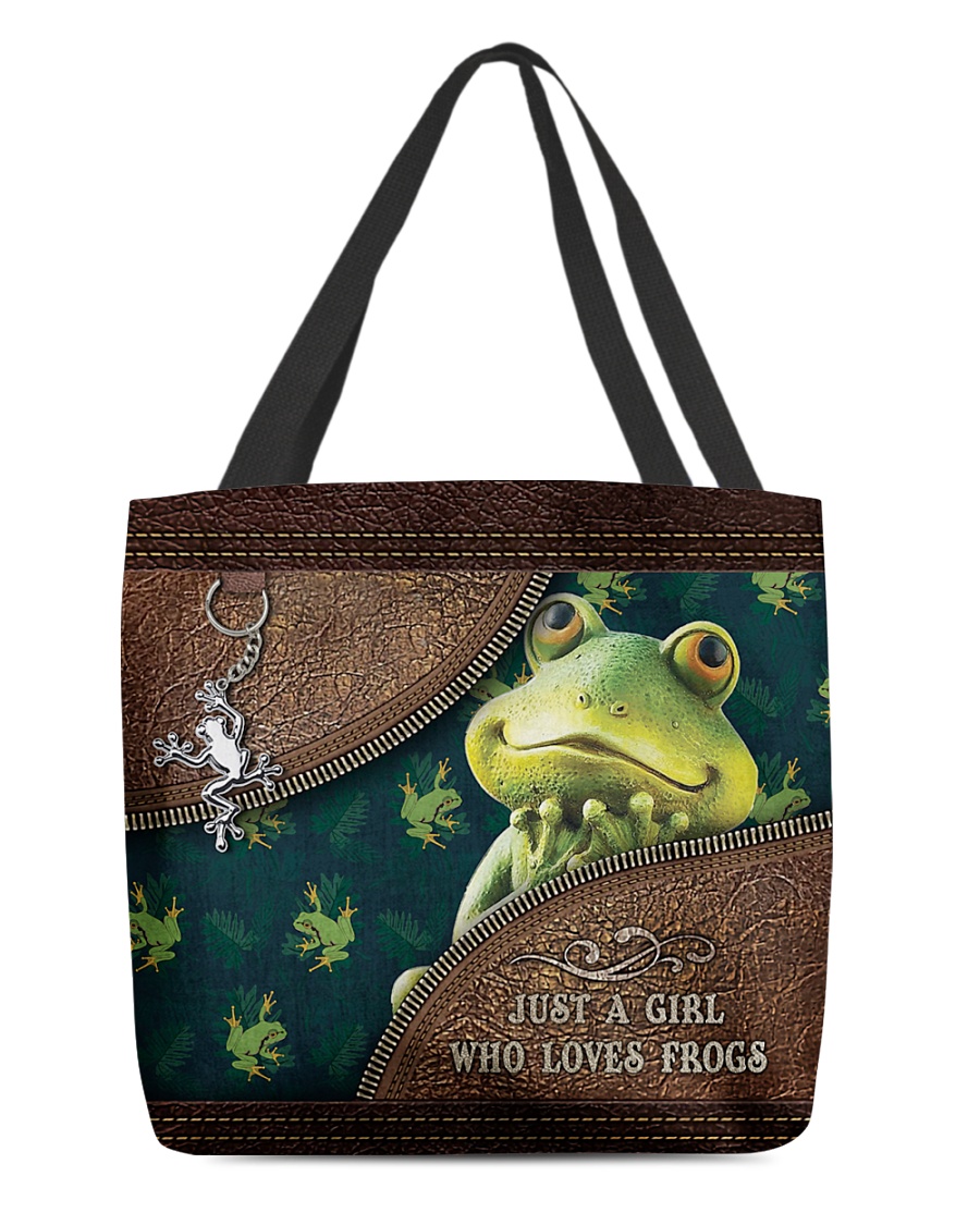 Frog Just A Girl Who Loves Frogs Tote Bag