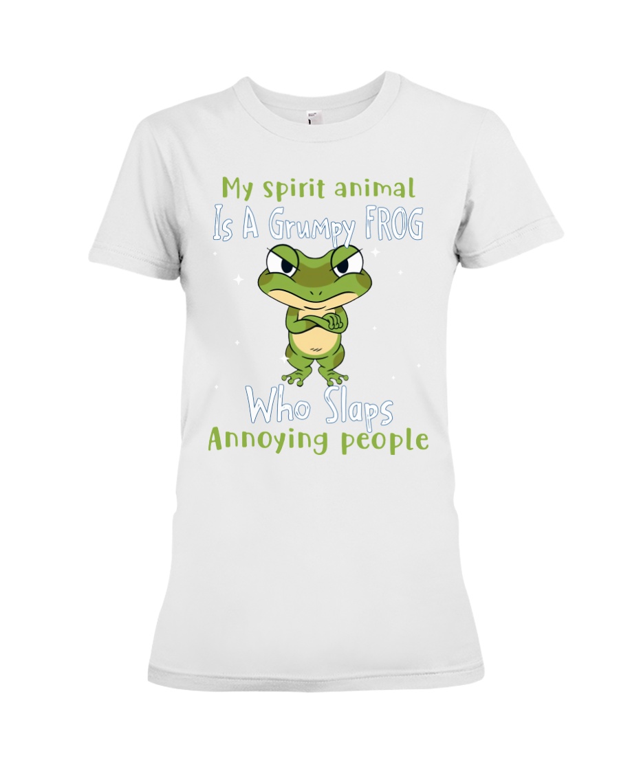 Frog My spirit Animal Is A Grumpy Frog Who Slaps Annoying People Shirt2