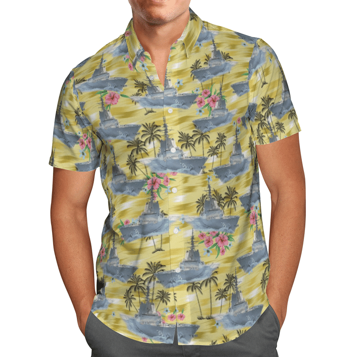HMAS Hobart Royal Australian Navy Hawaiian Shirt And Short 6 24 HMAS Hobart Royal Australian Navy Hawaiian Shirt And Short 5