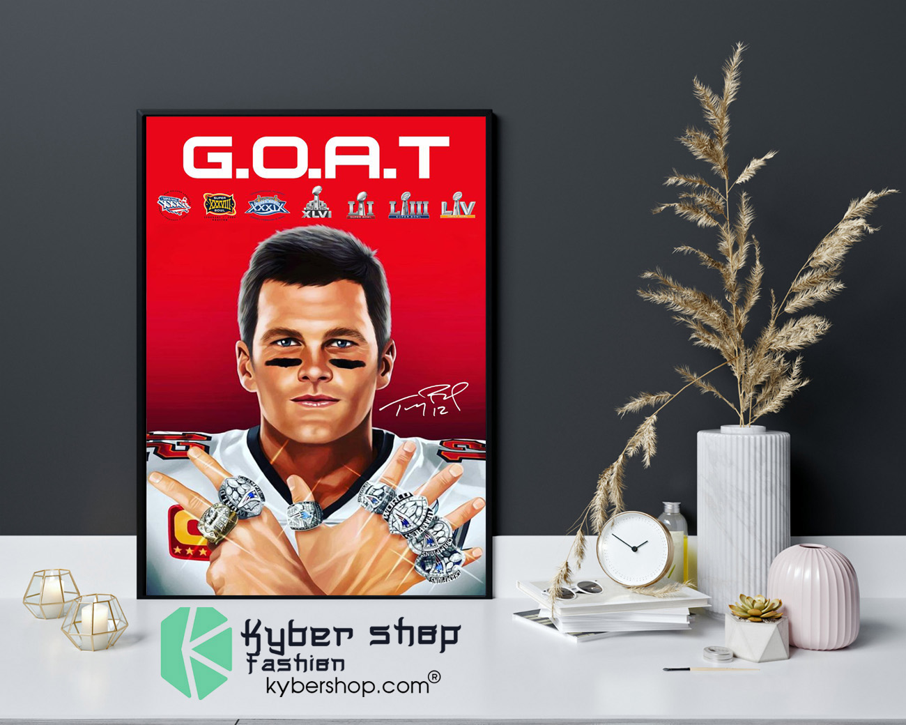 GOAT brady 2021 poster 4