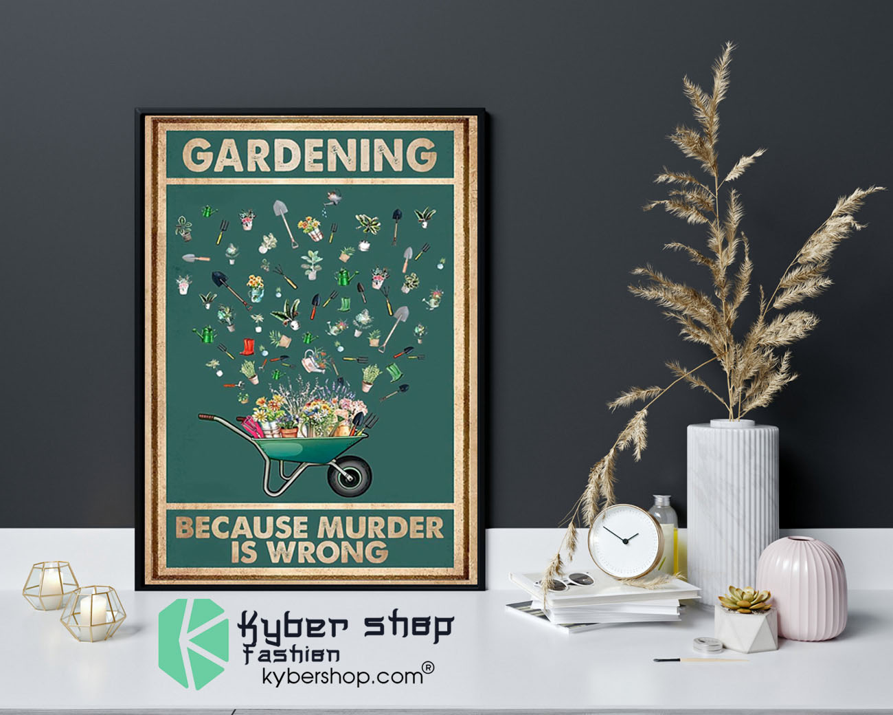 Gardening because murder is wrong poster9