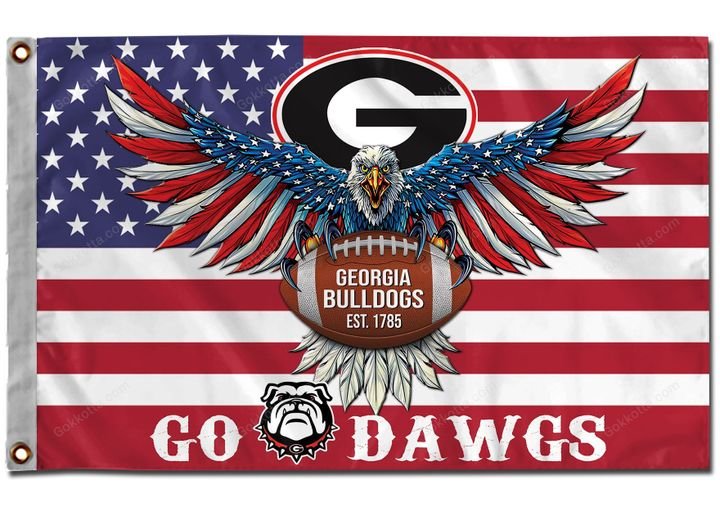 Georgia Bulldogs Go Dawgs Flag1