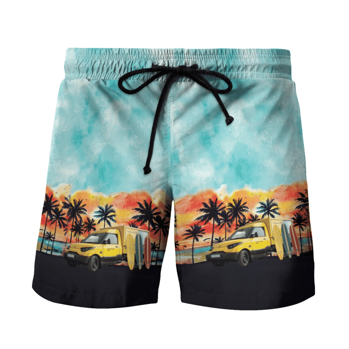 German deutsche post streetscooter Hawaiian Shirt And Shorts 3 German deutsche post streetscooter Hawaiian Shirt And Shorts2