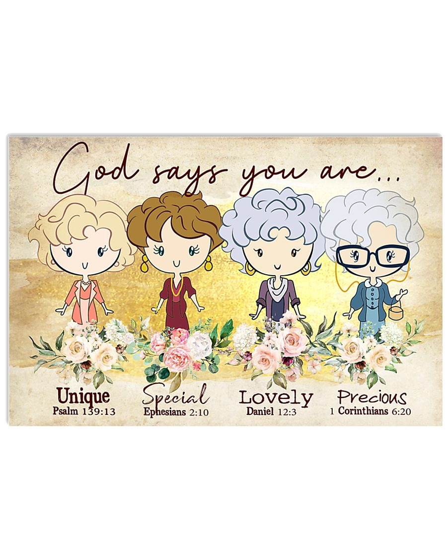 Golden girl God says you are poster 11 Golden girl God says you are poster