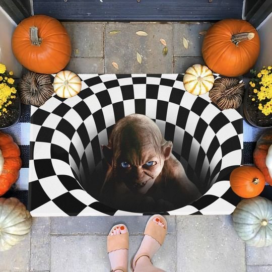 Gollum Illusion Doormat 3 Gollum Illusion Doormat2