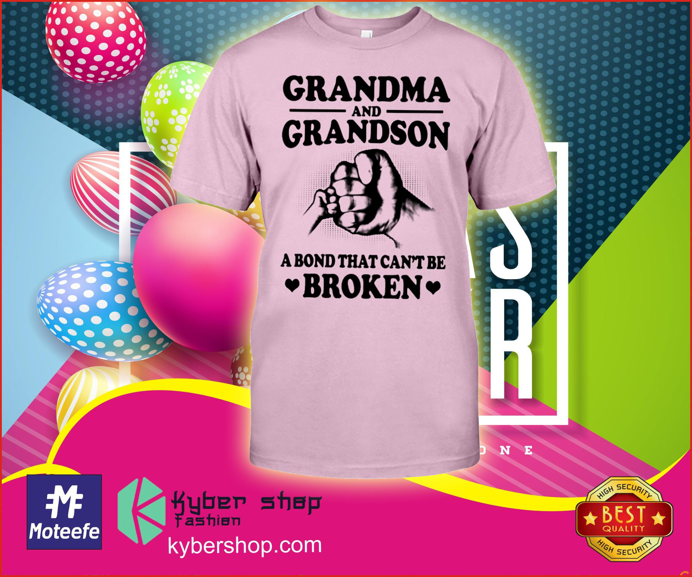 Grandma and grandson a bond that cant be broken shirt, hoodie 2 Grandma and grandson a bond that cant be broken shirt