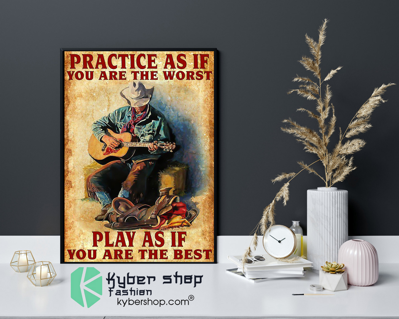 Guitar Practice as if you are the worst play as if you are the best poster 4