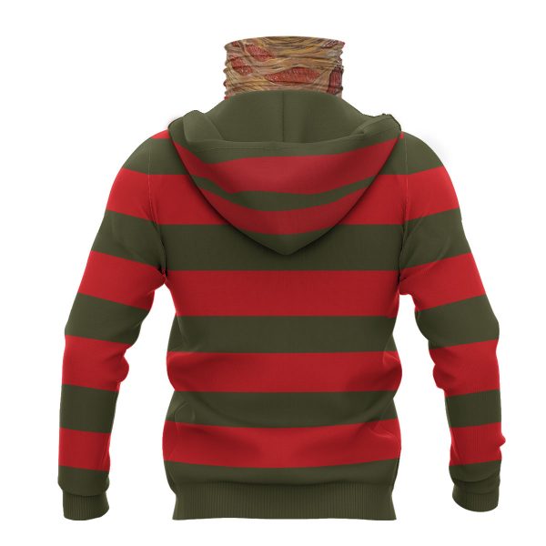 Halloween Freddy Krueger 3D Hoodie Mask1