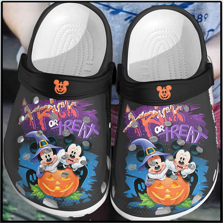 Halloween Mickey and Minnie crocs crocband clog2