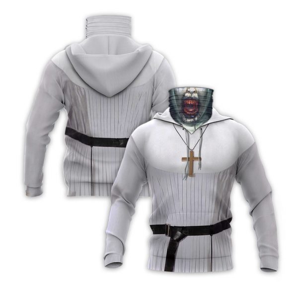 Halloween Valak The Conjuring 3D Hoodie Mask
