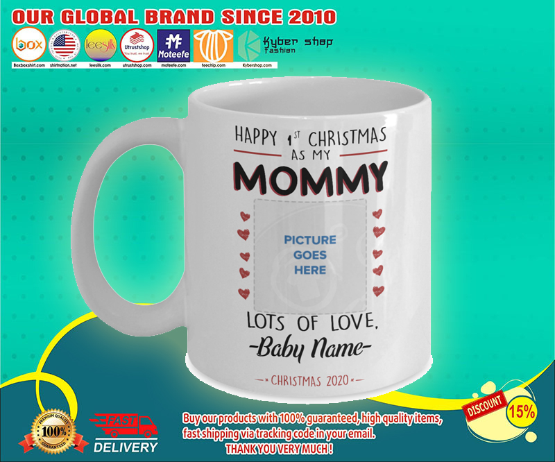 Happy 1st Christmas as Mommy custom personalised name 1 HappystChristmasasMommycustompersonalisedname