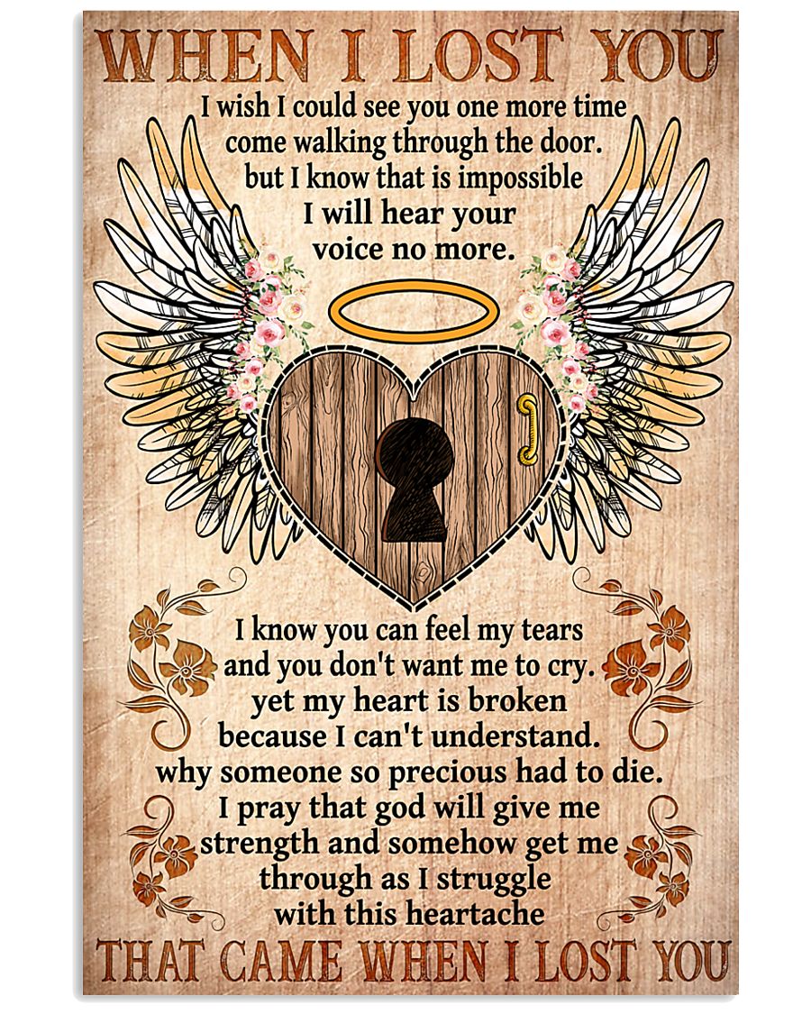 Heaven When I lost you poster