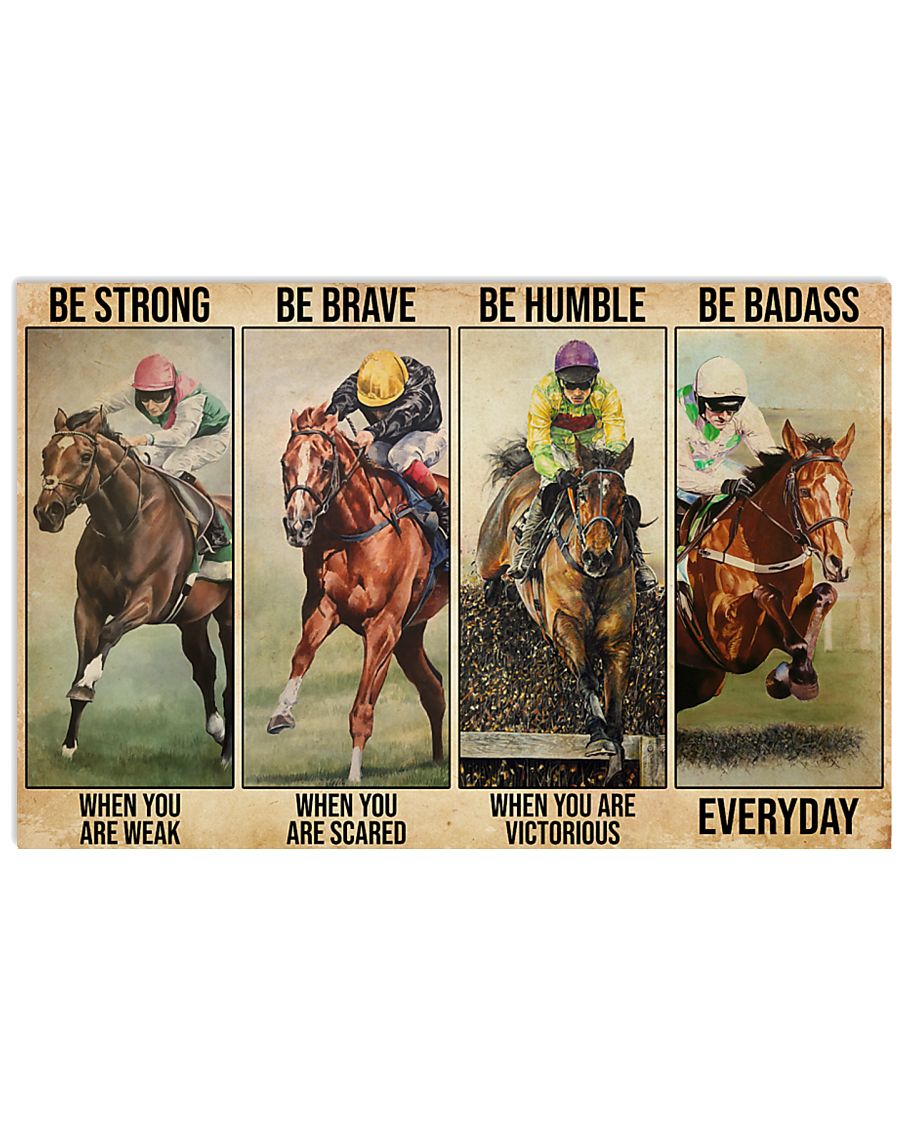 Horse race be strong when you are weak poster