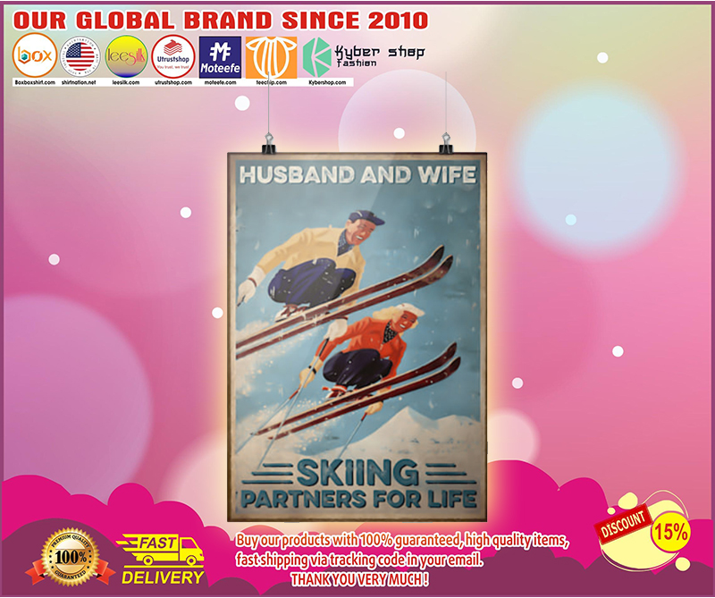 Husband and wife riding partners for life poster 3 Husband and wife riding partners for life poster