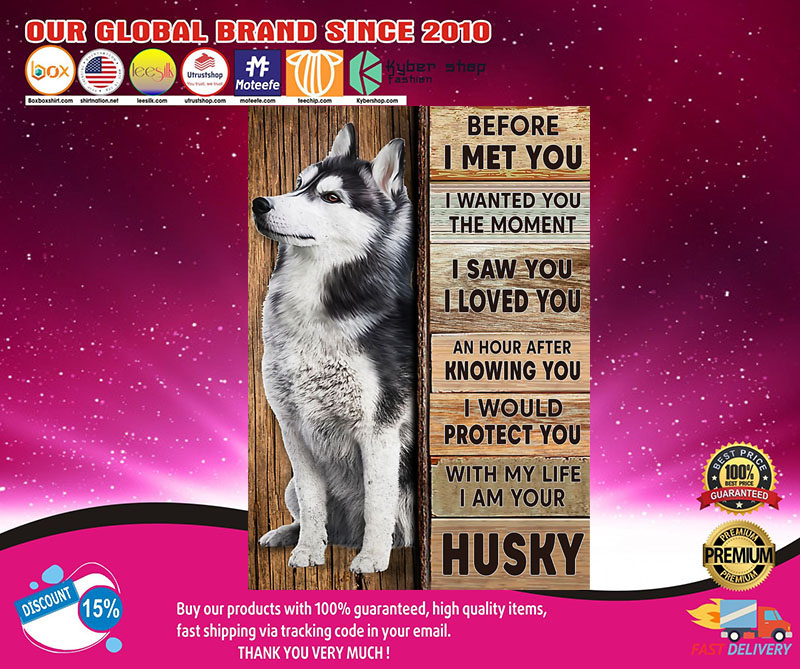 Husky before I met you poster 1 HuskybeforeImetyouposter