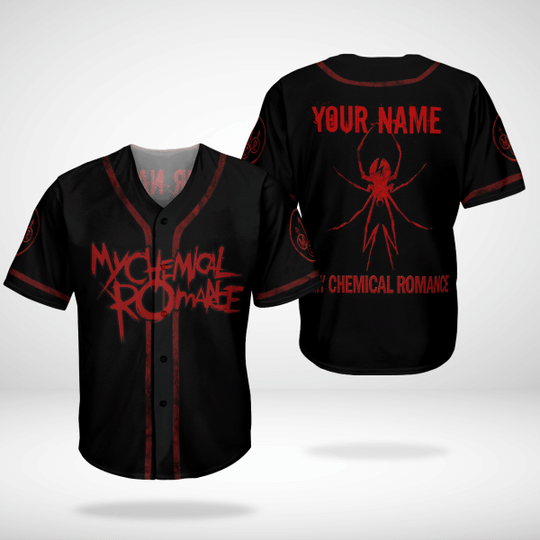 19 Mychemical Romance Custom Name Baseball Jersey Shirt 1