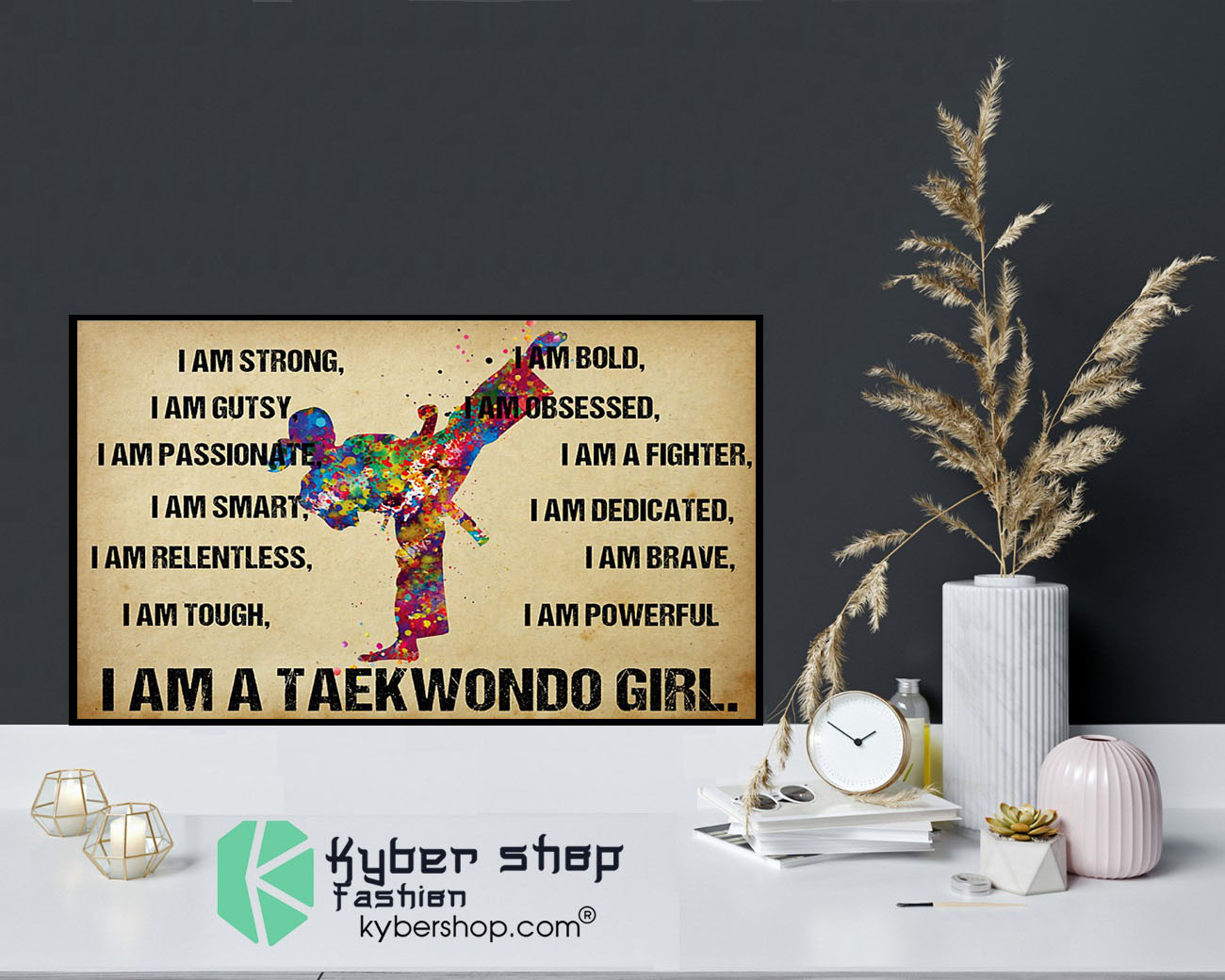 I am a taekwondo girl poster9
