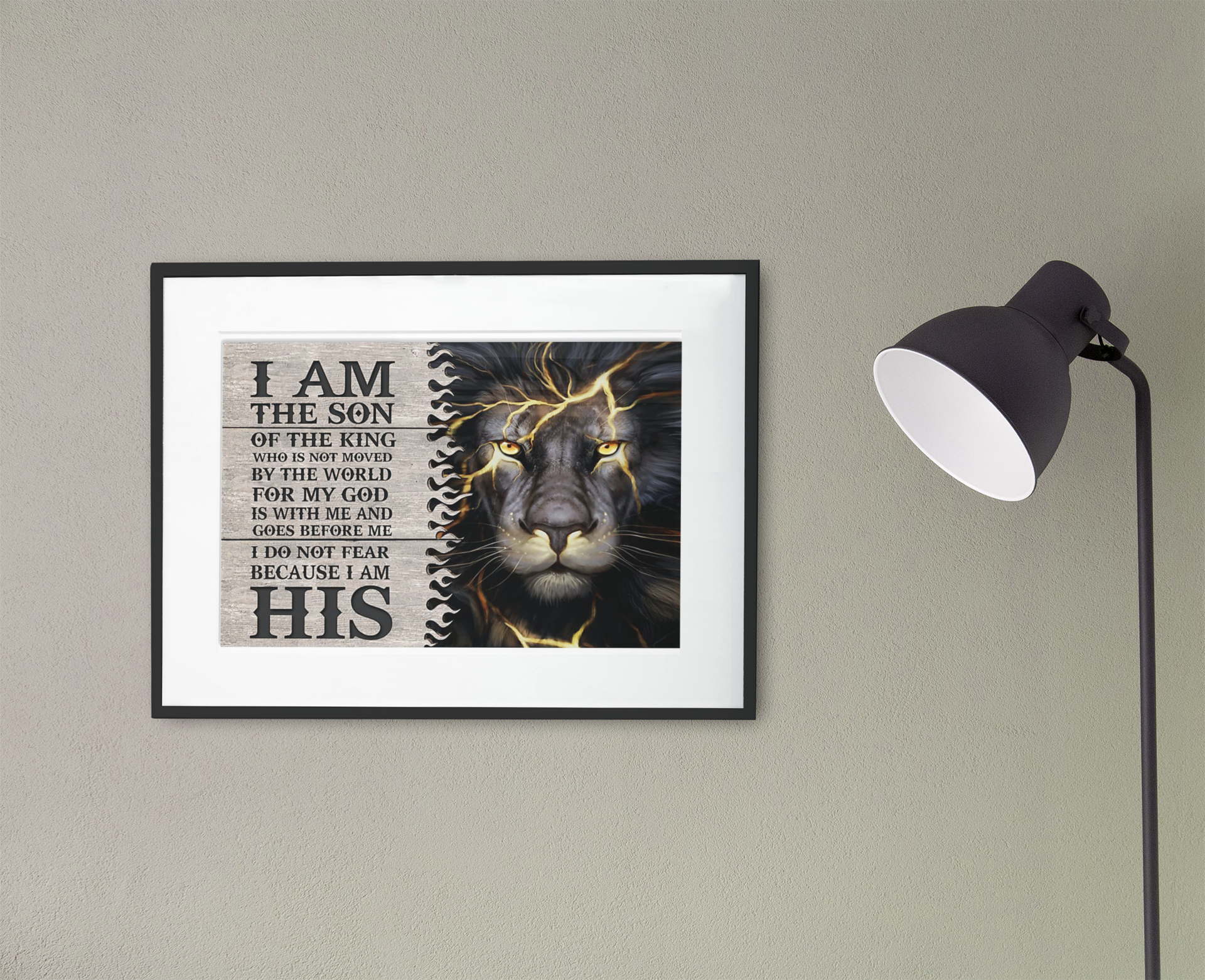 I am the son of the king who is not moved by the world poster