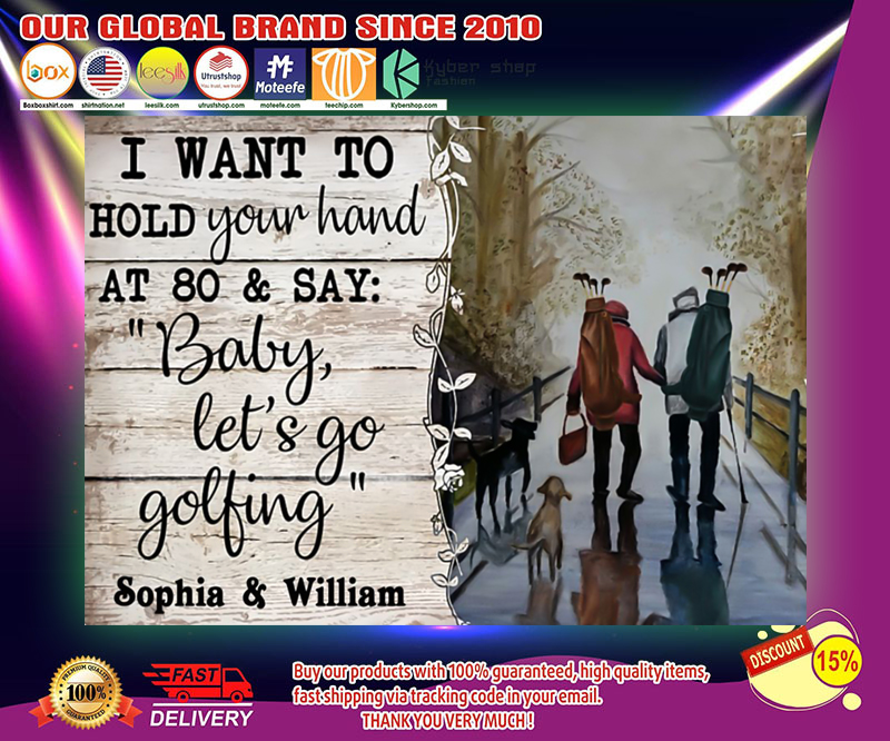 Iwanttoholdyourhandatandsaybabylet'sgogolfingposter