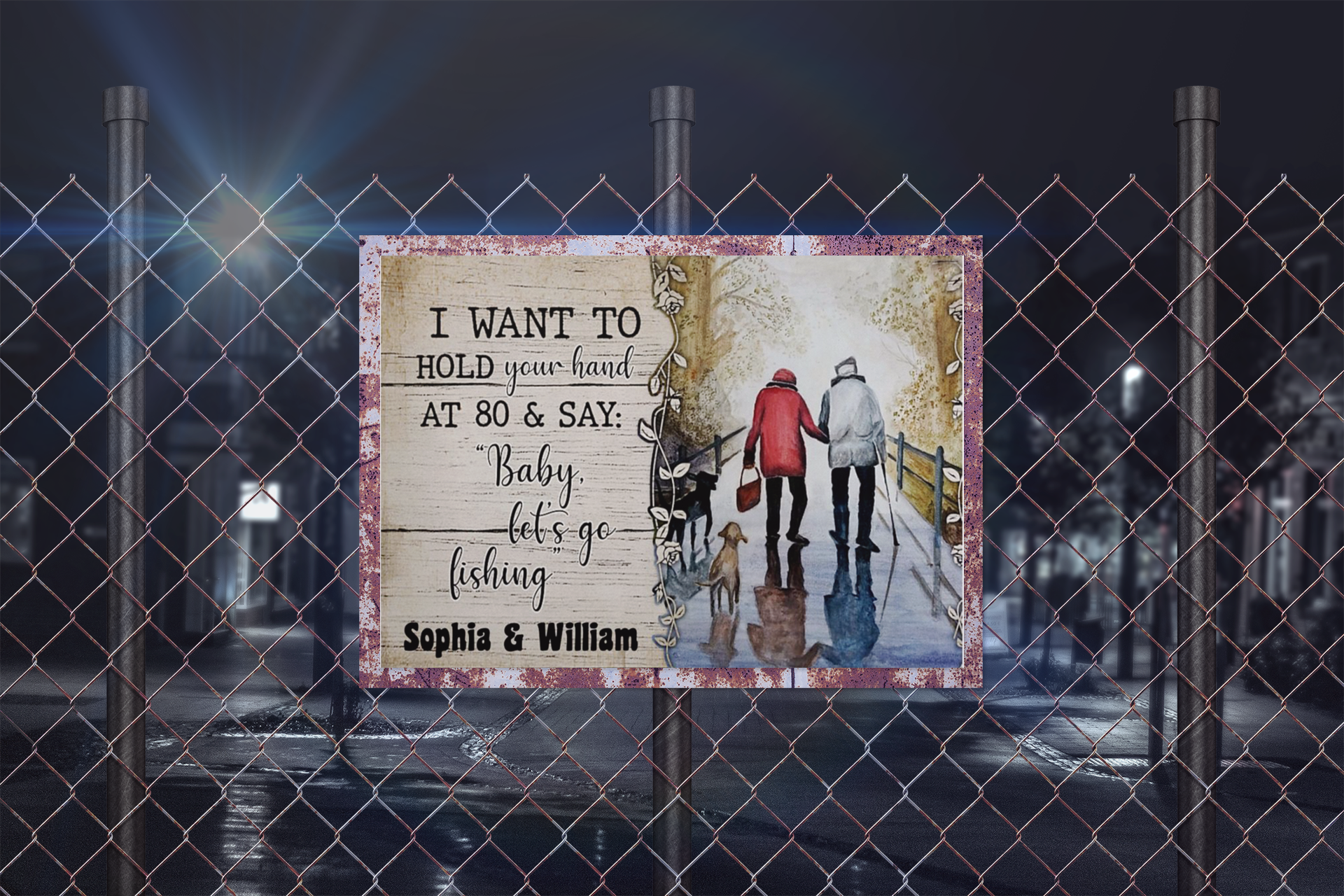 I want to hold your hand at 80 and say baby let's go fishing poster 9 Iwanttoholdyourhandatandsaybabylet'sgofishingposter