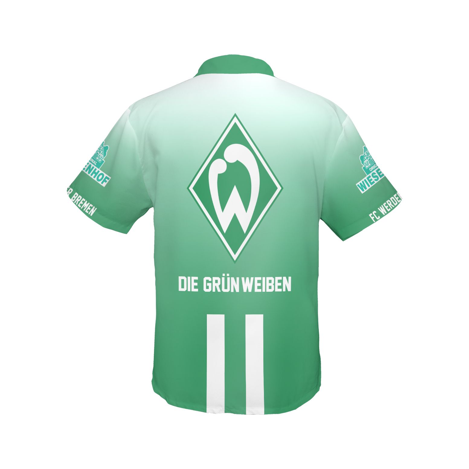 FC Werder Bremen Hawaiian shirt 3 FC Werder Bremen Hawaiian shirt 2