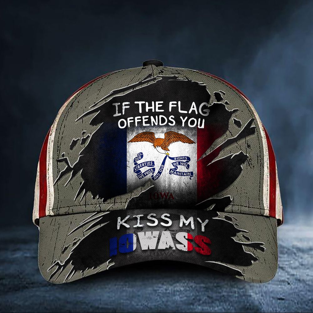 If The Flag Offends You Kiss My Iowass Cap