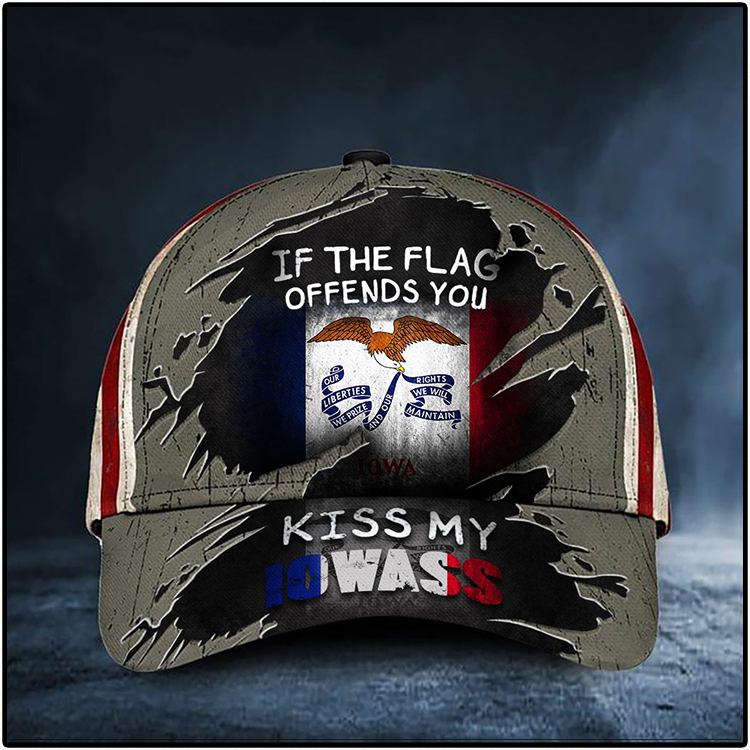 If The Flag Offends You Kiss My Iowass Cap1 1
