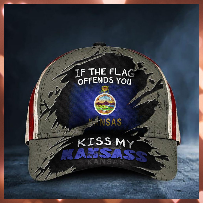 If You Flag Offends You Kiss My Kansas Cap Hat 2 If You Flag Offends You Kiss My Kansas Cap Hat