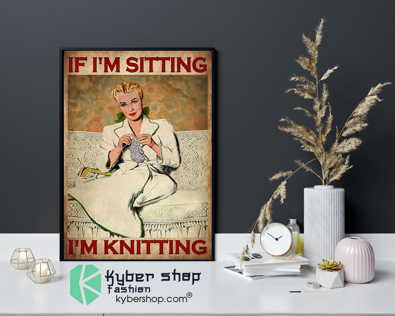 If im sitting im knitting poster 4