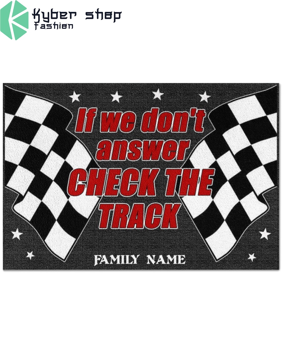 If we dont answer check the track custom name doormat