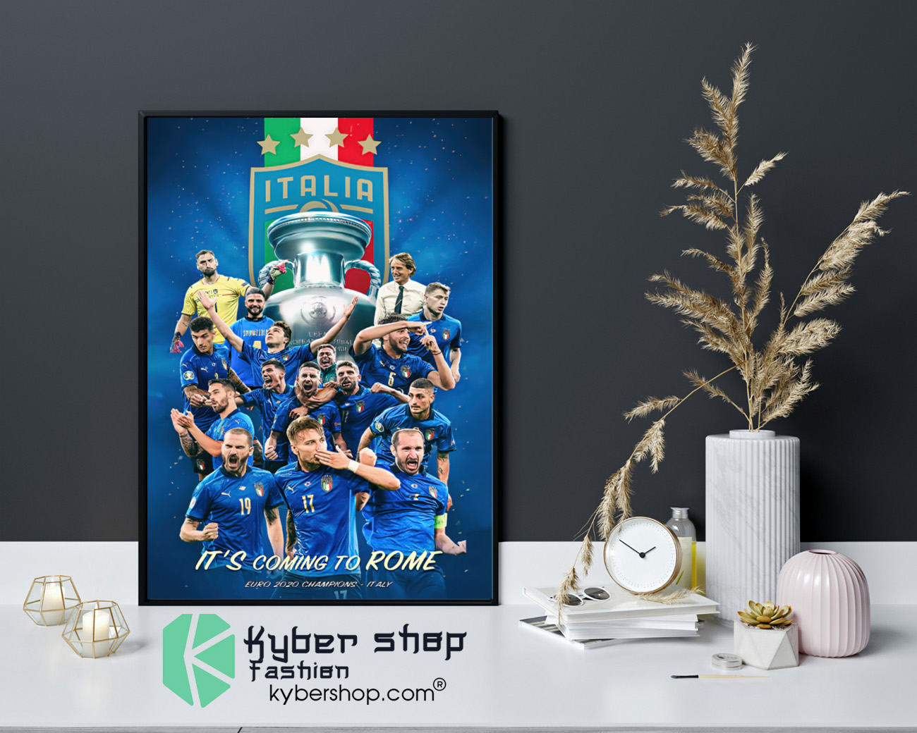 Italia its coming to rome euro 2020 champions italia poster 4