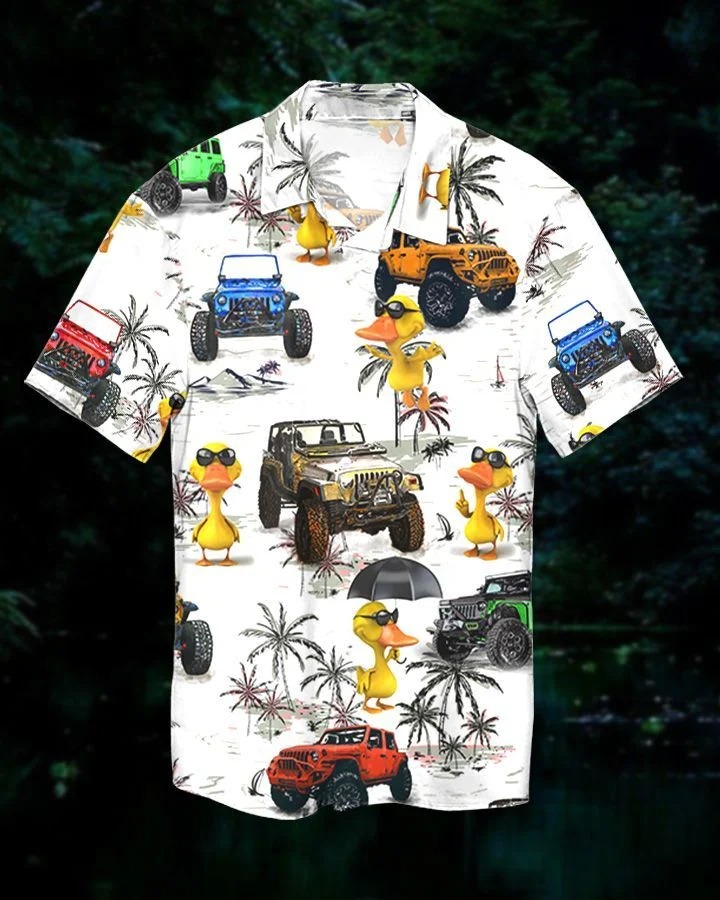 Jeep-Ocean-duck-hawaiian-shirt